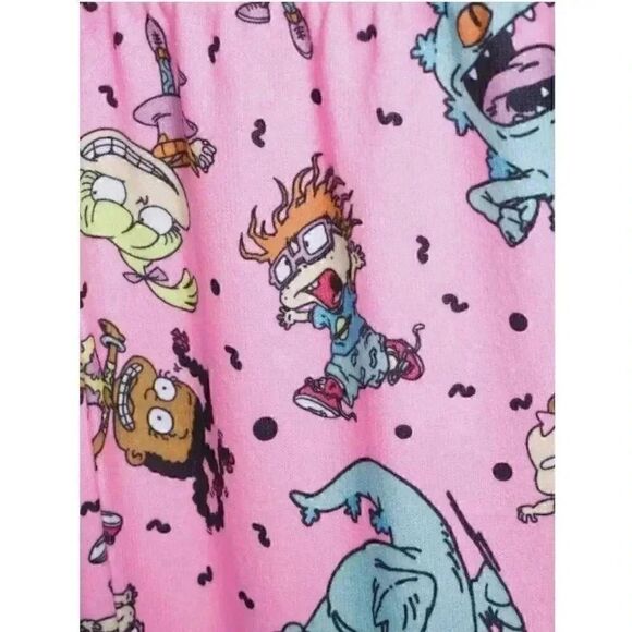 Nickelodeon Rugrats Women's Pink Poly/Spandex Pajama Pants - Picture 3 of 12